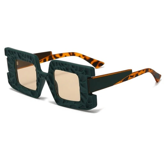 Green and leopard Shades